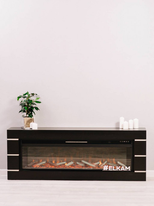 Электрокамин Lindos 60 с очагом Vision 60 LED с очагом Vision 60 LOG